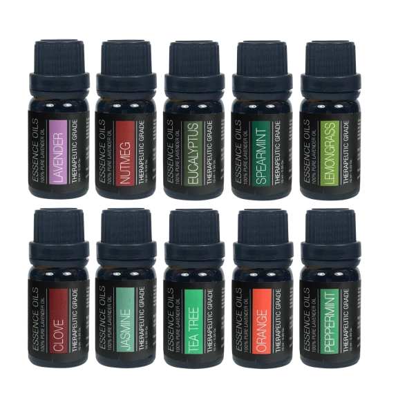 Pure Daily Care Aromatherapy Top 10 Essential Oil Synergy Blend Set