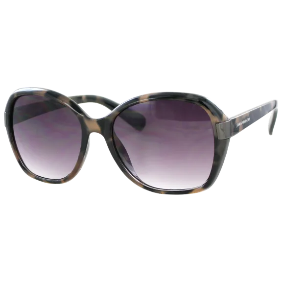 Jones New York Tokyo Tortoise Oversized Frames With Gradient Smoke Lenses