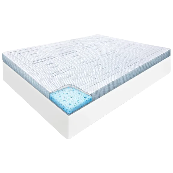 SensorPEDIC SensorCOOL 3-Inch Gel-Infused Memory Foam Mattress Topper