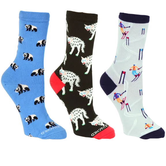 3-Pack: Unsimply Stitched Women's Dress Socks