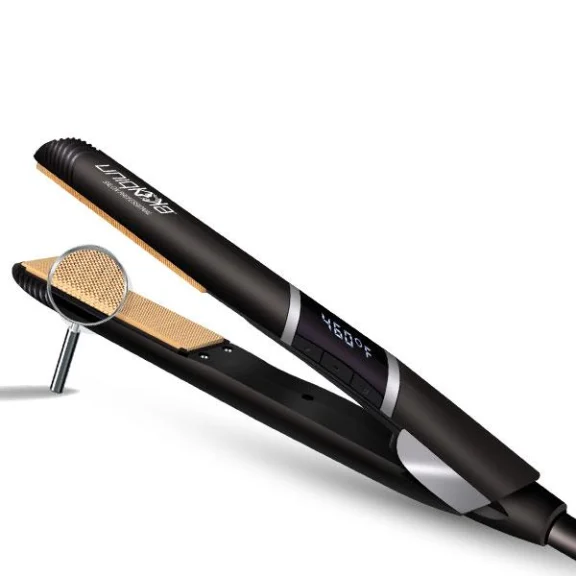 Uniqkka 1″ Nano Fiber Flat Iron with Zero Friction Technology