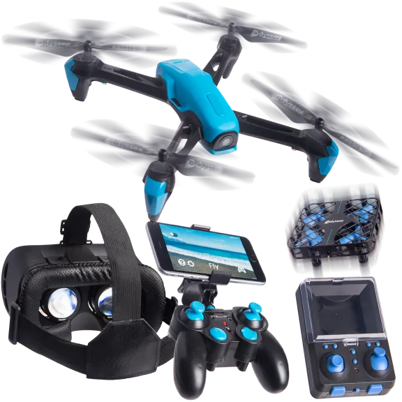 Odyssey Stellar NX Drone Bundle with Mini Drone and VR Headset