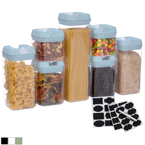 Cheer Collection 7-Piece Airtight Food Storage Containers