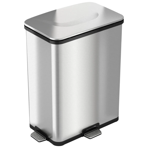 iTouchless 13 Gallon Stainless Steel Step-Sensor Can