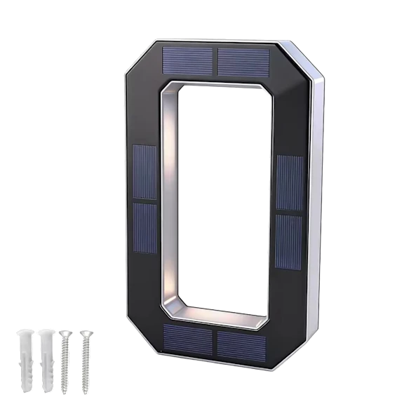Infinite Basics Solar LED House Number Sign (6.7")