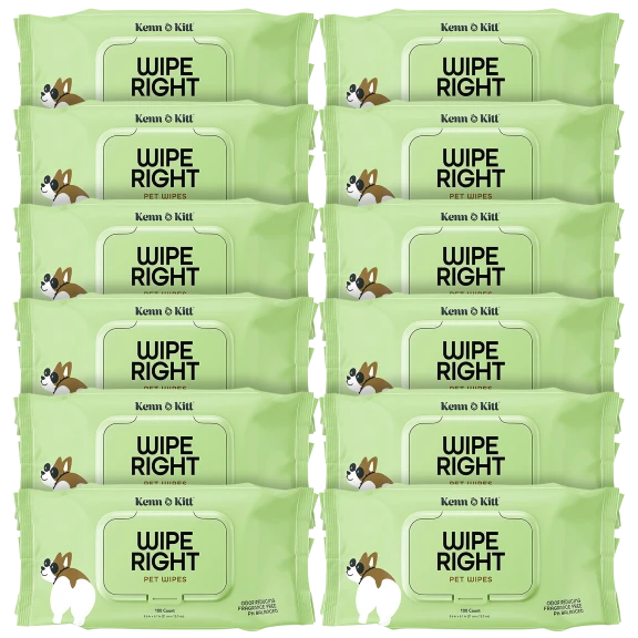 1200-Pack: Kenn & Kitt Pet Wipes