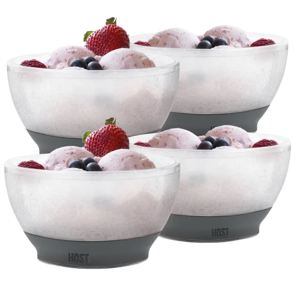 4-Pack: HOST Ice Cream Freeze Cooling Bowl Set
