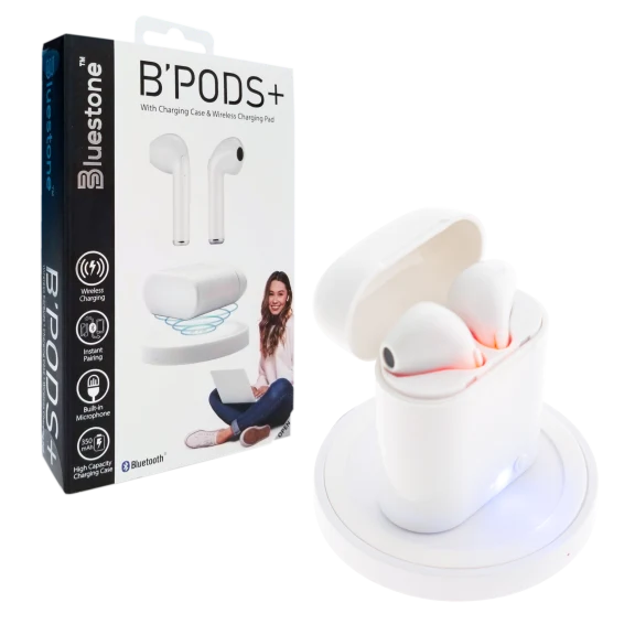 Bluestone True Wireless Charging Earbuds with Charging Pad