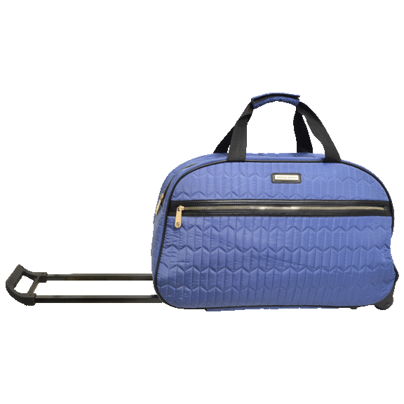 Adrienne Vittadini Quilted Duffel On Wheels