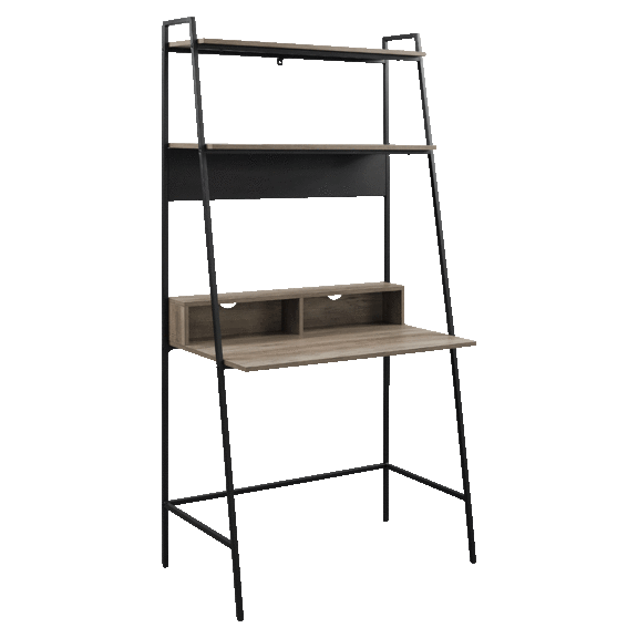 Walker Edison Arlo 36" Modern Wood Ladder Computer Desk