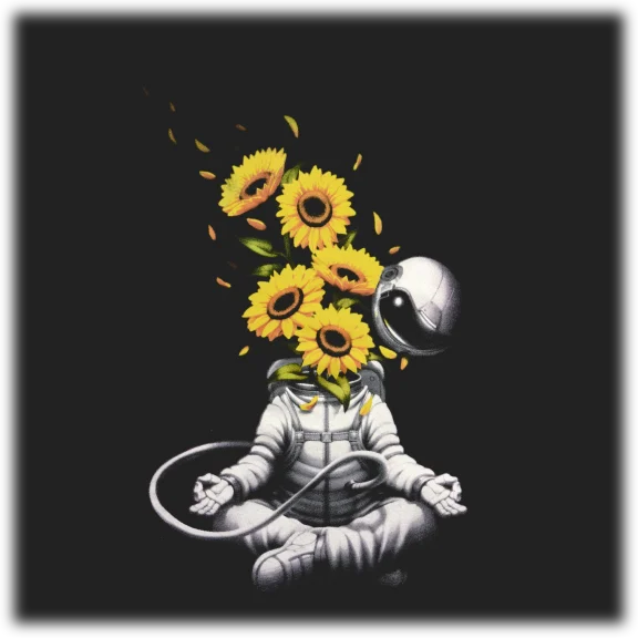Sunflowers - Screen-Printed Tee