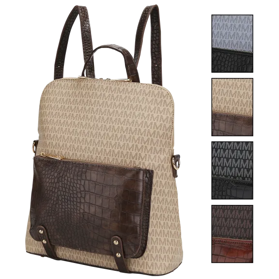 MKF Collection Rede Signature Backpack by Mia K