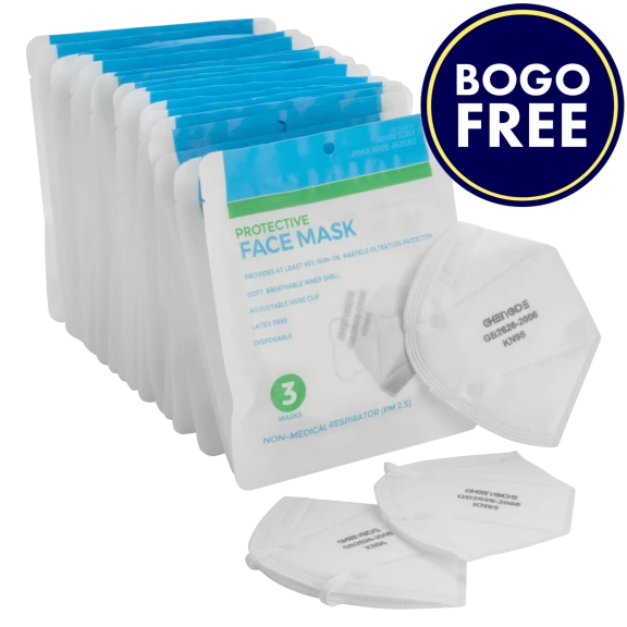 BOGO FREE: KN-95 Non-Medical Respirator Face Masks