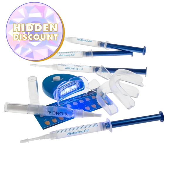 ProNoir LED Teeth Whitening Kit with "On the Go" Whitening Pen