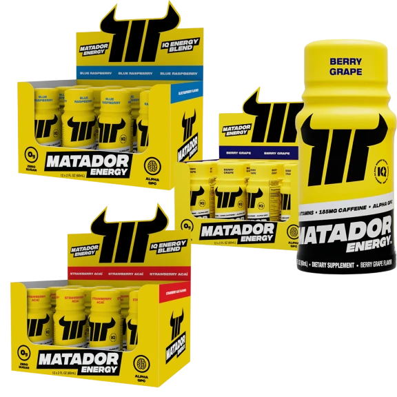 36-Pack: Matador Energy Shots Variety