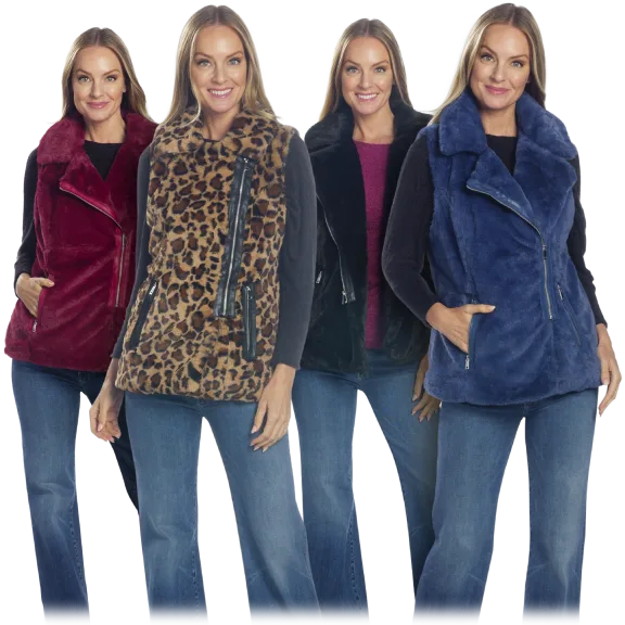 Colleen Lopez Faux Fur Vest