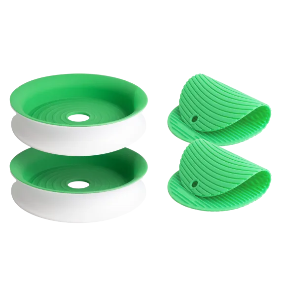 4-Piece Architec Silicone Heat-Resistant Hot Lift & Hot Grip Set