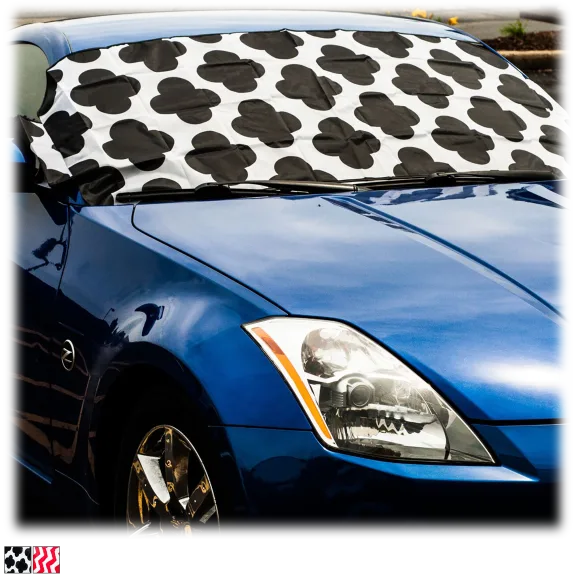 2-Pack: Titan Car Printed Fabric Windshield Cover For Ice And Snow