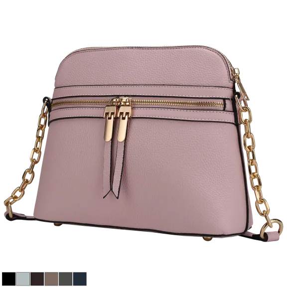 MKF Collection Kelisse Solid Crossbody Handbag by Mia K.