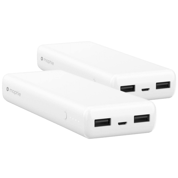 2-Pack: Mophie Power Boost XL 10400mAh Power Bank with Dual USB Out