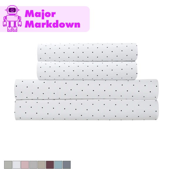 Ella Jayne Triple Brushed Microfiber 4-Piece Sheet Set
