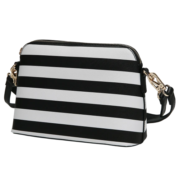 MKF Collection Kimmy Striped Crossbody Bag by Mia K.