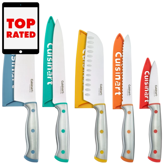 Cuisinart 5-Piece Ceramic ColorCore Knife Set