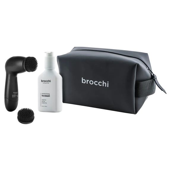 Brocchi Face Essentials for Men 3-Piece Travel Bundle
