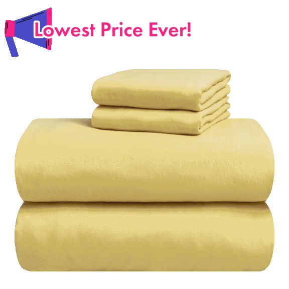 Torrey Lane 4-Piece Pre-Washed Microfiber Sheet Set