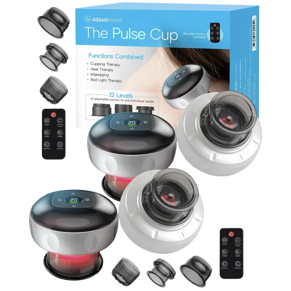 2-Pack: Allsett Health The Pulse Cupping Massagers