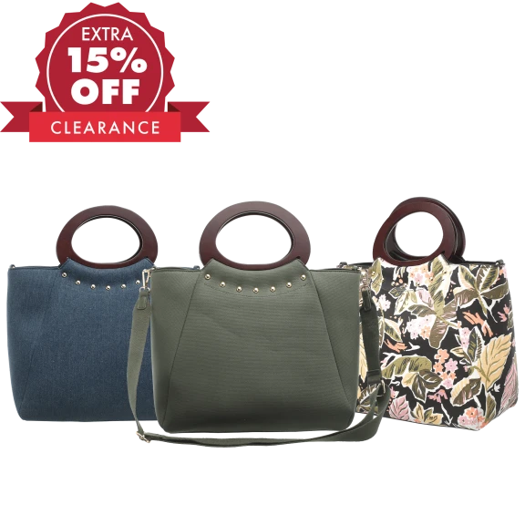 Jelavu Bermuda Large Satchel Top Handle Bag