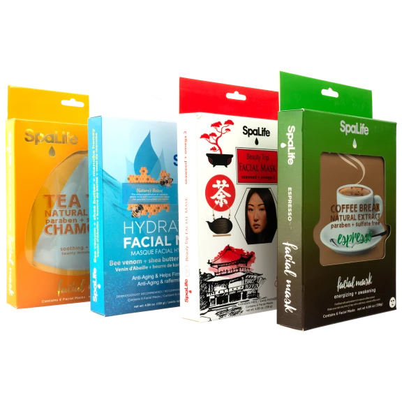 24-Pack: SpaLife Facial Mask Self Care Assortment
