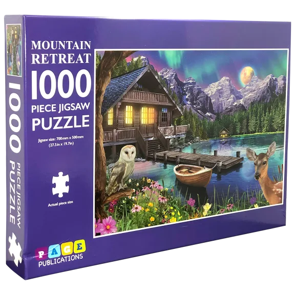 Page Publications Mountain Retreat 1000-Piece Jigsaw Puzzle