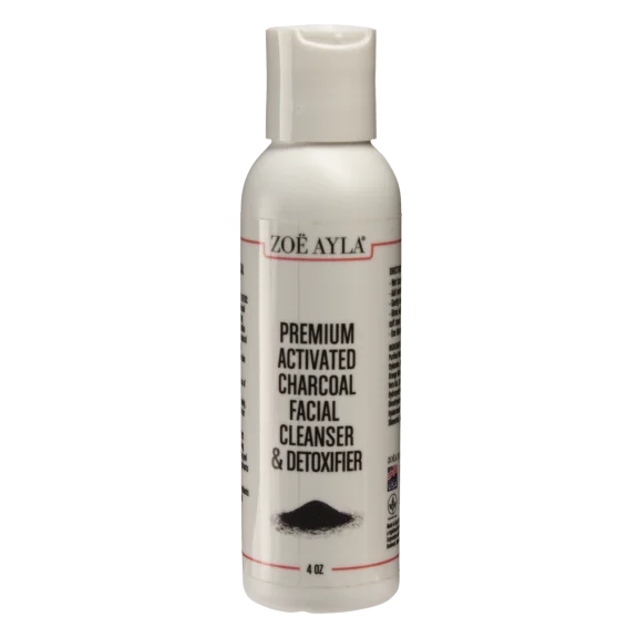 Zoë Ayla Premium Activated Charcoal Facial Cleanser & Detoxifier