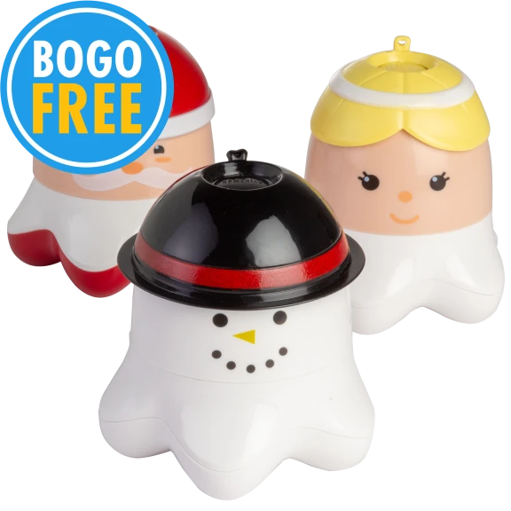 3-Pack: Homedics Holly Jolly Mini Massager
