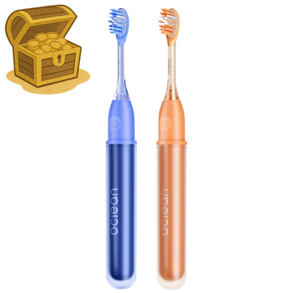 2-Pack: Oclean Ease Travel Electric Toothbrushes