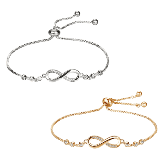 Hollywood Sensation Crystal Infinity Bracelet