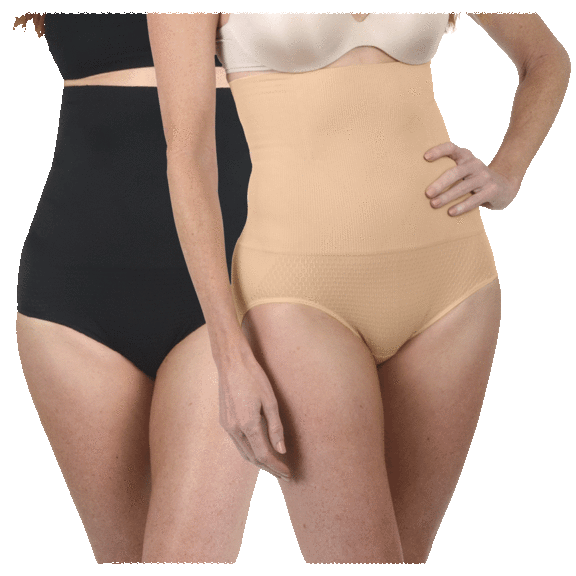 2-Pack: Isaac Mizrahi New York High Waisted Short or Long Shaping Control Briefs