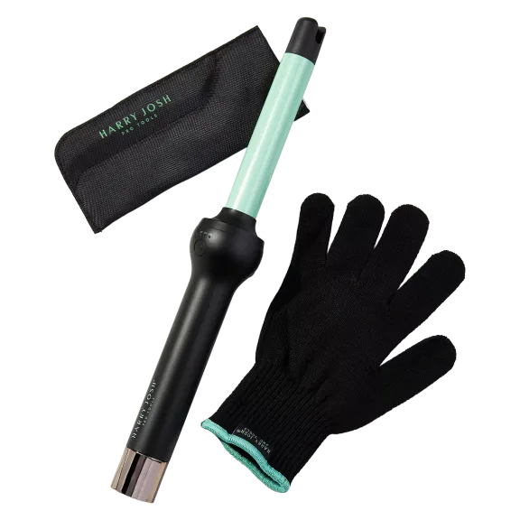 Harry Josh Pro Cordless Ceramic 1" Curling Wand with 2 Batteries