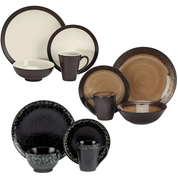 Cuisinart 16-Piece Stoneware Dinner Sets