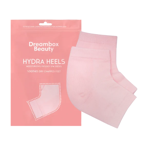 Calcetines de spa reutilizables Dreambox Beauty con gel hidratante integrado