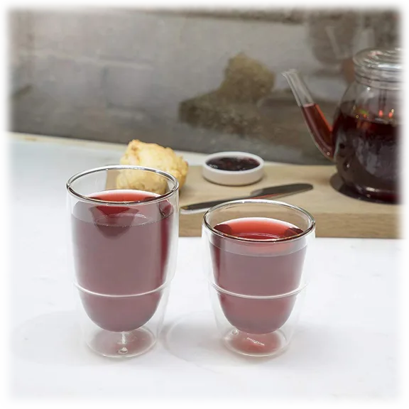 2-Pack: Victor & Victoria Double Wall Glass