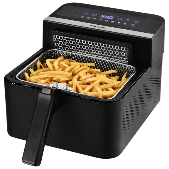 Kalorik Digital 2-In-1 Air Fryer And Deep Fryer (Black)
