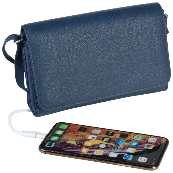 Mundi Flap Organzier Crossbody
