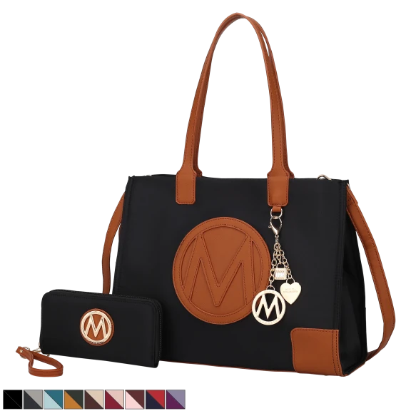 MKF Collection Louise Tote and Wallet Set