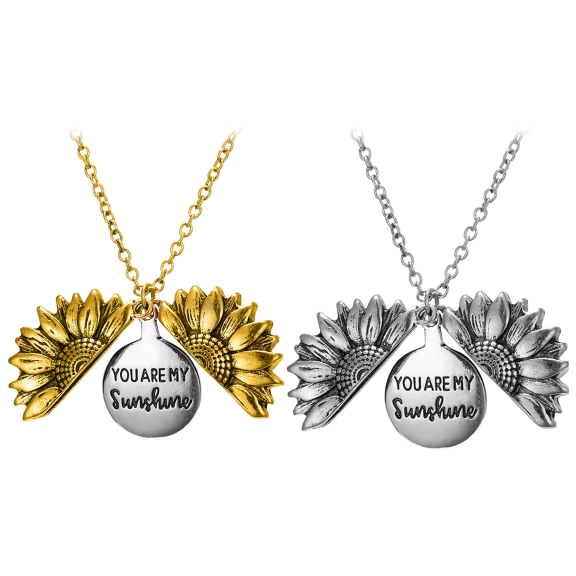 Golden NYC Jewelry Sunshine Flower Necklace