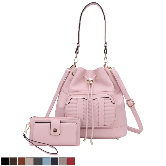 MKF Collection Ryder Vegan Leather Women’s Shoulder Bag With Wallet By Mia K