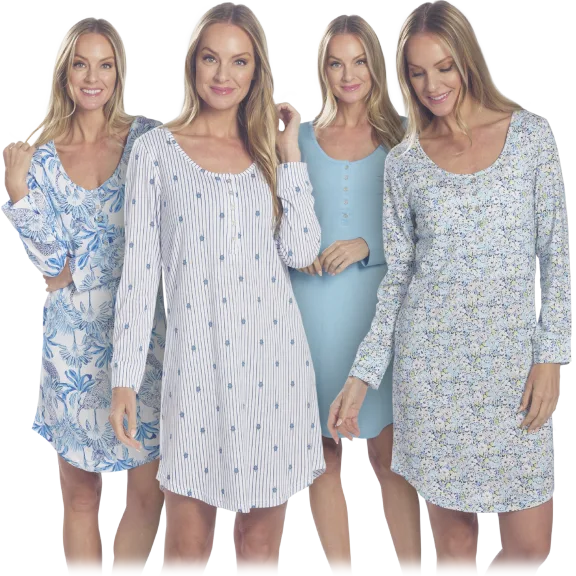 Echo Rhonda Scoop-Neck Jersey Sleep Shirt