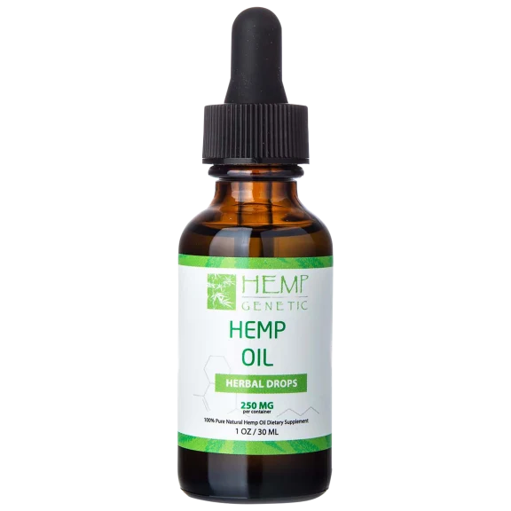 Hemp Genetic Herbal Hemp Oil Drops 250MG