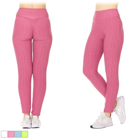 Women's Ruched High-Waist Tummy Control Leggings